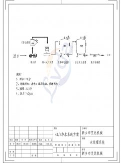 水處理系統(tǒng)全自動自清洗過濾器設(shè)備圖紙